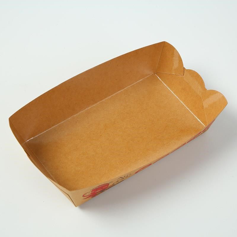 一次性淋膜防油船盒鸡排薯条盒子鸡米包装纸盒炸鸡小吃打包盒子,淘宝优惠券,粉丝福利购,淘宝优惠卷