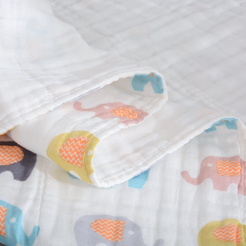 婴儿浴巾泡泡棉纱布吸水柔软婴童宝宝洗澡裹巾柔软口水洗脸巾六层,淘宝优惠券,粉丝福利购,淘宝优惠卷