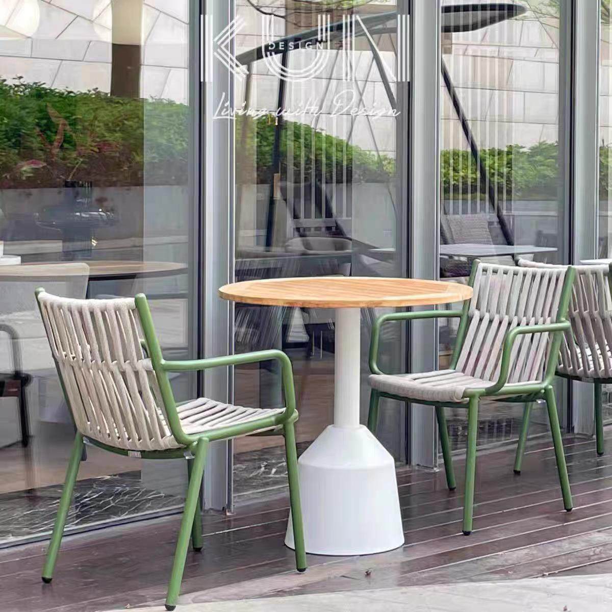 户外铝合金桌椅庭院别墅民宿酒店咖啡厅露天休闲外摆编藤桌椅组合,淘宝优惠券,粉丝福利购,淘宝优惠卷