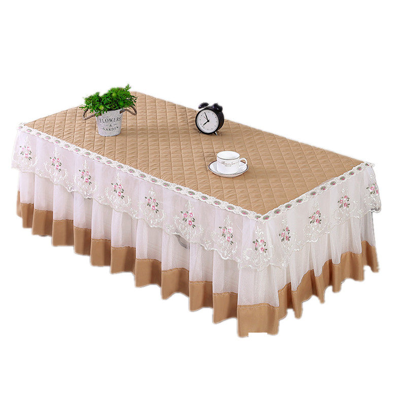 茶几罩全包防滑桌布现代蕾丝客厅家用长方形防尘垫布艺盖巾,淘宝优惠券,粉丝福利购,淘宝优惠卷