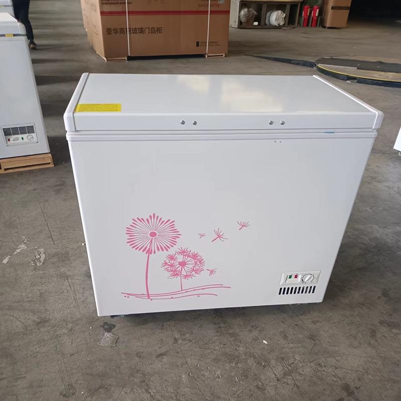 冰柜商用大容量卧式冷藏冷冻铜管速冻冰箱家用单温双温冷柜 - 图2