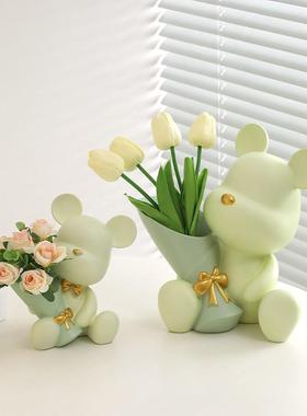 暴力熊小摆件家居客厅电视柜酒柜装饰品玄关乔迁新居礼品创意轻奢