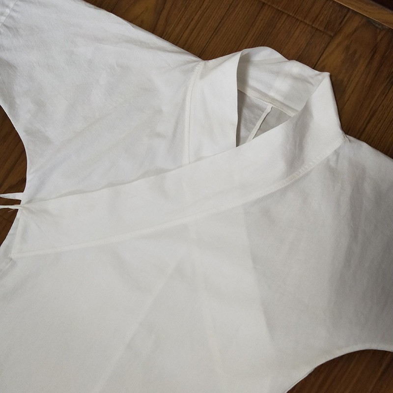 汉服中衣秋冬四季短袖长袖白色男女中国风文艺禅意茶服唐装上衣,淘宝优惠券,粉丝福利购,淘宝优惠卷