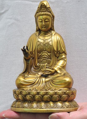 观音摆件南海观世音菩萨居家供奉客厅装饰佛像工艺品