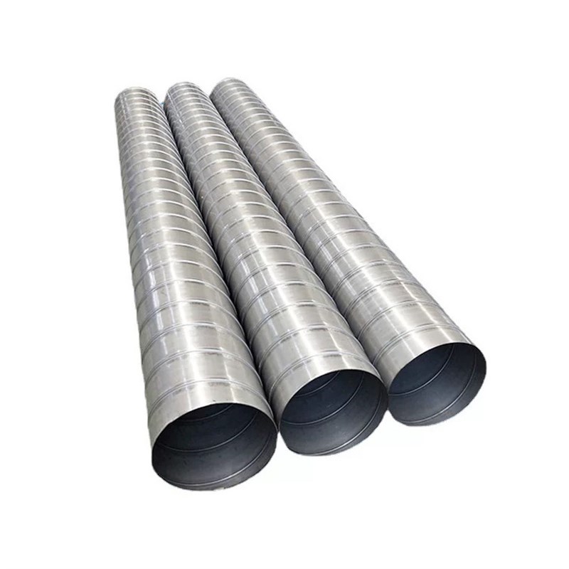 镀锌螺旋风管白铁皮排烟环保通风管道304不锈钢焊接消防排气风管 - 图2