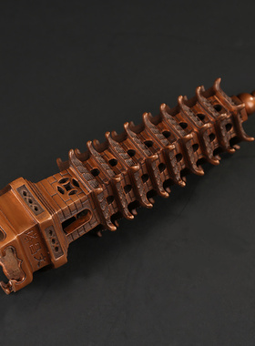 纯铜紫铜文昌塔摆件家居装饰品客厅书房桌面摆件礼品摆设