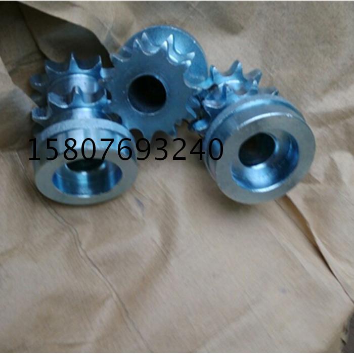 动力滚筒传动链轮08B型14齿10A单双排齿轮滚子传送机链条非标定制 - 图0