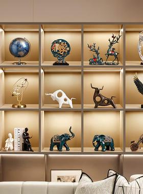 酒柜装饰品摆件现代家居客厅玄关电视柜办公室桌面高档轻奢工艺品