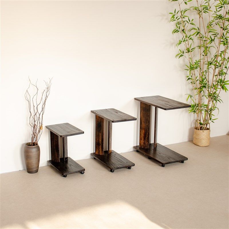 可移动沙发实木边几客厅c型边几阳台小茶桌子床头床边迷你置物架,淘宝优惠券,粉丝福利购,淘宝优惠卷