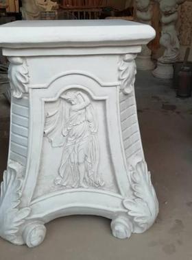 欧式雕塑罗马柱摆件室内家居装饰品艺术路引花园阳台落地花盆底座