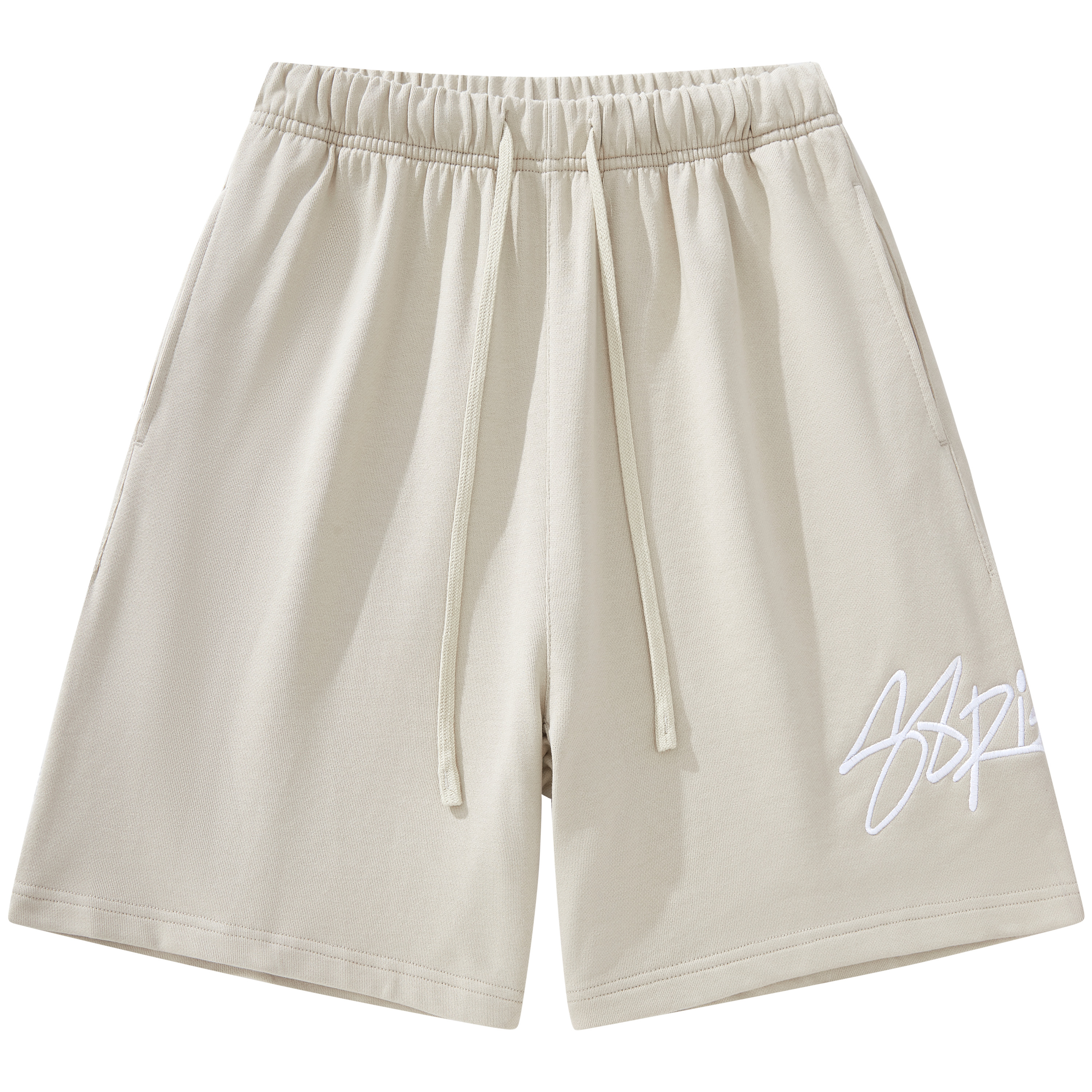 八八上升88rising 刺绣LOGO宽松百搭美式纯棉五分休闲短裤 男女款 - 图1