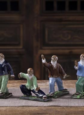 石湾公仔中医文化中医院药房养生馆摆件陶瓷华佗李时珍古代名医