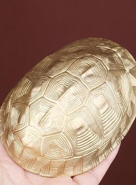 铜乌龟壳摇卦六爻工具易经用品八卦铜钱中式家居工艺品文玩龟甲