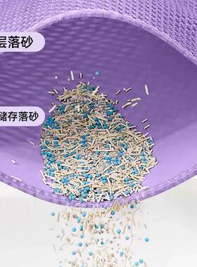 双层过滤猫砂垫防止外溅耐磨耐抓