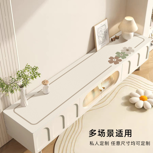 TV cabinet mat, table mat, cut-out sideboard, wine cabinet, long mat, entrance table protection mat, waterproof coffee table tablecloth