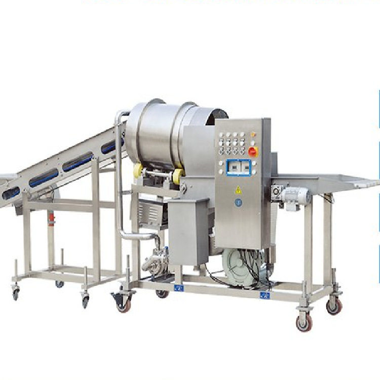 锅包肉滚筒式上粉机商用全自动溜肉段上粉设备供应鸡翅上粉流水线,淘宝优惠券,粉丝福利购,淘宝优惠卷