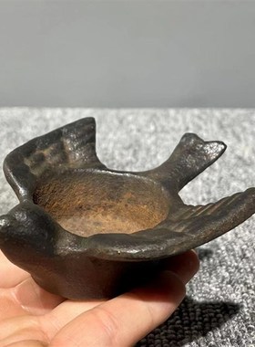 仿铸铁燕子灯书房摆放室内客厅复古怀旧案头摆件收藏包邮居家新品