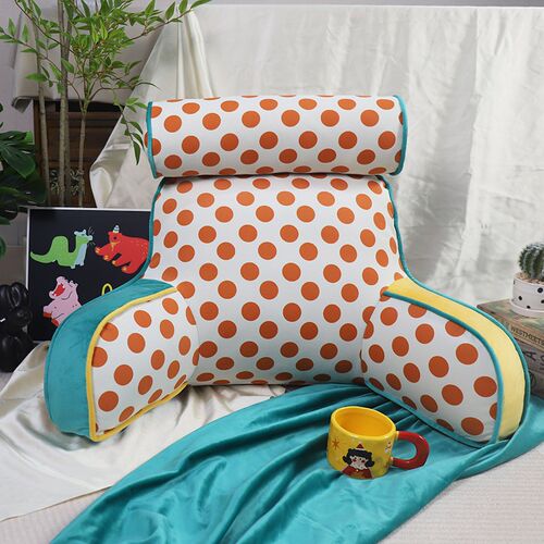 儿童床头靠垫床上大靠枕软包沙发飘窗台孕妇护腰护颈加高学生靠垫 - 图1