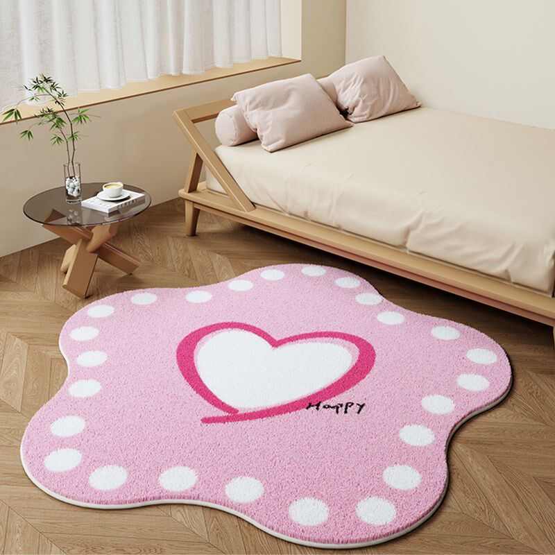 卧室床边毯家用少女房间地垫客厅沙发圆形地毯儿童房床前床边垫子,淘宝优惠券,粉丝福利购,淘宝优惠卷