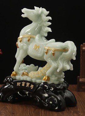 马到成功招财马摆件新中式客厅老板办公室桌面装饰品乔迁开业礼品