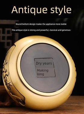 家用黄铜香炉室内供佛香薰炉供奉观音莲花烧香炉上香线香檀香炉