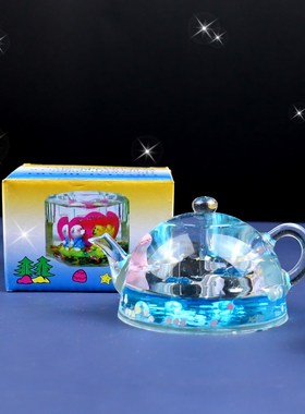 创意入油流沙瓶摆件液体漂浮卡通沙漏减压玩具学生礼品茶壶油漏