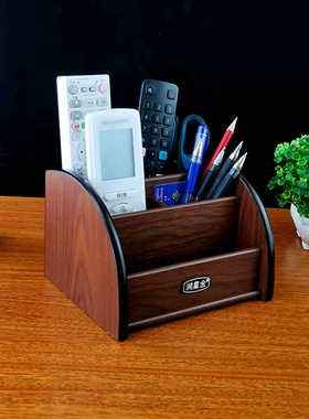 办公桌笔筒摆件床头柜家用办公室小收纳盒家居装饰品客厅茶几摆件