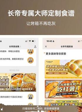 长帝42L全61烤箱家烘焙多功能烤箱电自动小型商用大容量20用24新