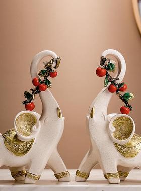 事如意柿子宅大吉花入瓶摆件szcshp客厅事家2居玄关电视柜205新年