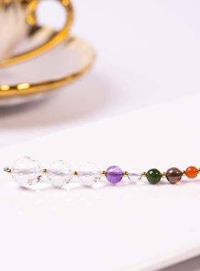 走进东非手机挂包挂天然水晶紫色白色红色绿色茶色水晶挂件时尚