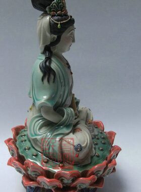 陶瓷工艺品  石湾公仔 净瓶观音