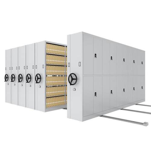 手摇移动轨道密集架电动密集架智能档案室密集柜财务资料凭证柜厂 - 图3