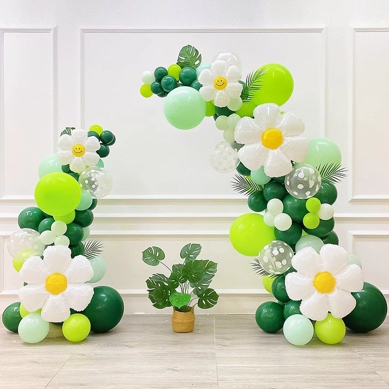 森系牛油果绿气球拱门开业氛围装饰品商场店铺周年店庆典场景布置,淘宝优惠券,粉丝福利购,淘宝优惠卷