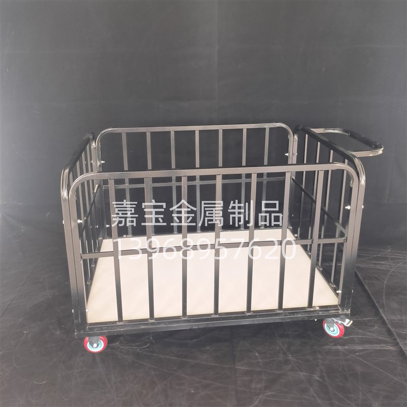 平板小推车拉货拖车围栏推车快递手推车框式推车搬运车物料周转车 - 图3