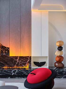 横向现代艺术品/雕塑摆件/售楼处样板房/书N房摆件/酒店样板房包