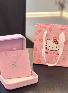 Kitty猫纯银项链女日韩轻奢