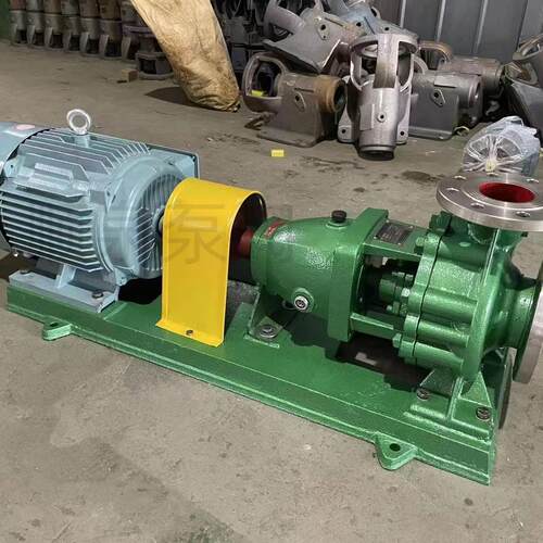 IH100-65-250型卧式2205双相不锈钢高温化工泵半开式叶轮离心泵 - 图0