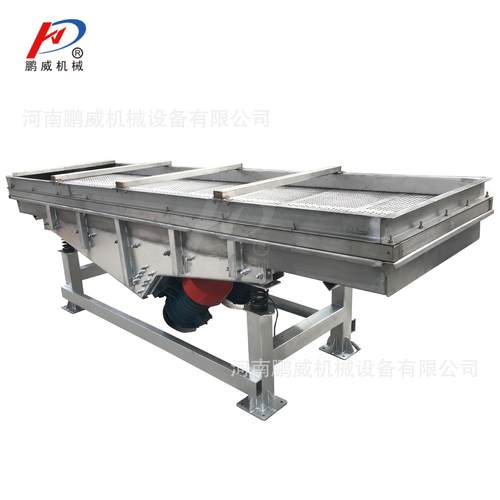 大型可拆卸不锈钢直线振动筛食品药品大小颗粒分级振动筛分设备 - 图0