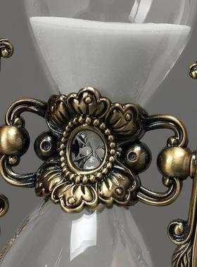 复古创意金属沙漏计时器家居客厅工艺品装饰摆件送男生女友礼品