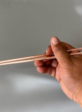 紫铜筷 铜勺 纯手工铜餐具铜饭碗 纯铜 加厚紫铜碗 纯铜筷子