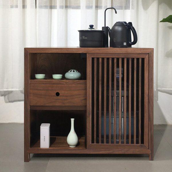 原木胡桃木茶桌现代新中式禅意家用实木泡茶桌椅茶台功夫阳台茶几,淘宝优惠券,粉丝福利购,淘宝优惠卷