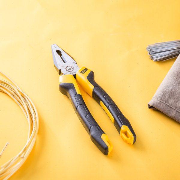 胶柄钢丝钳子 铬钒钢老虎钳子多功能平口钳剪线钳DL2008Z,淘宝优惠券,粉丝福利购,淘宝优惠卷