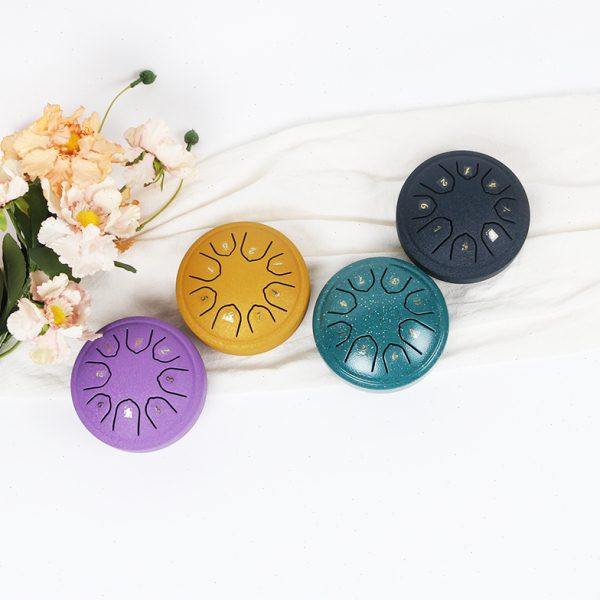 4.5寸8音空灵鼓 迷你小鼓色空鼓钢舌鼓儿童礼物入门简单小乐器,淘宝优惠券,粉丝福利购,淘宝优惠卷