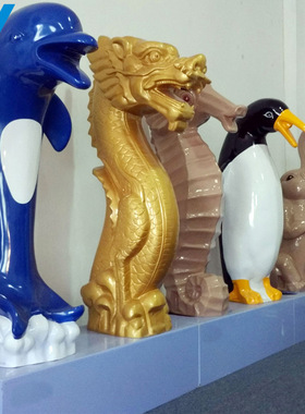 泳池水疗冲击浴 海豚卡通冲击器水力背部拍打器水上游乐戏水设备