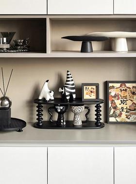 态生活新年乔迁之喜玄关摆件中古风杯子摆件设计师软装搭配小摆件