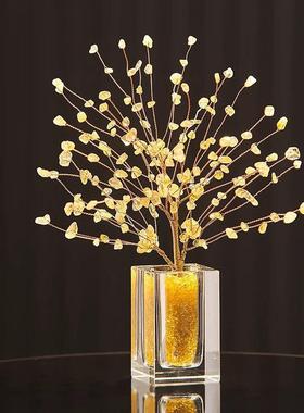 招财发财树摆件家居装饰品客厅玄关电视柜酒柜轻奢高档高端办公室