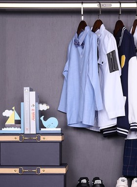 儿童房装饰品摆件衣柜饰品陈列全屋定制展厅样板间男孩房衣帽间