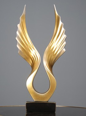 现代欧式家居装饰工艺新品摆设酒柜书房玄关客厅摆件大鹏展翅摆件