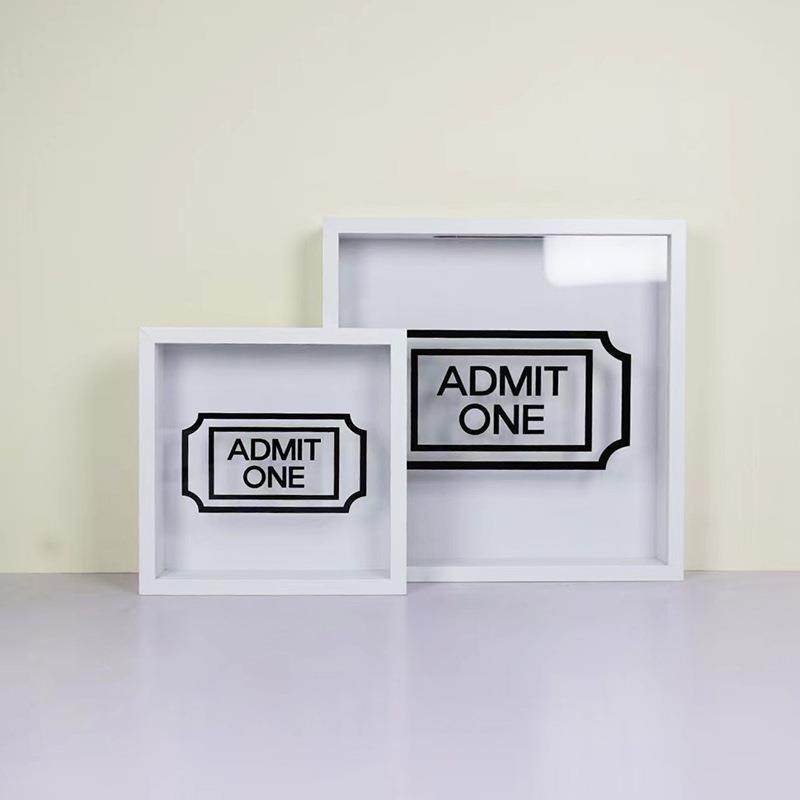 透明复古小红书地图相框门票储存票根盒明信片旅行手工纪念收纳盒,淘宝优惠券,粉丝福利购,淘宝优惠卷