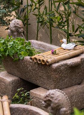 掬涵流水摆件貔貅喷泉造景中式招财庭院客厅鱼缸水景观桌面微景观